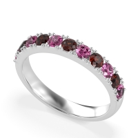 Half Eternity Classic Prong Set Udara Band