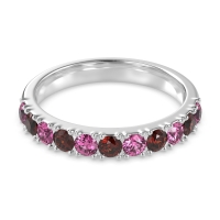 Half Eternity Classic Prong Set Udara Band