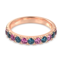 Half Eternity Classic Prong Set Udara Band