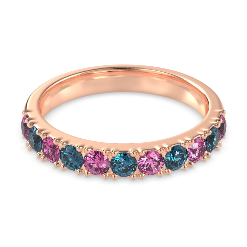 Half Eternity Classic Prong Set Udara Band