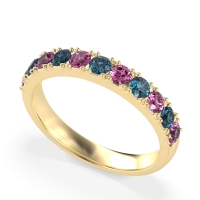 Half Eternity Classic Prong Set Udara Band