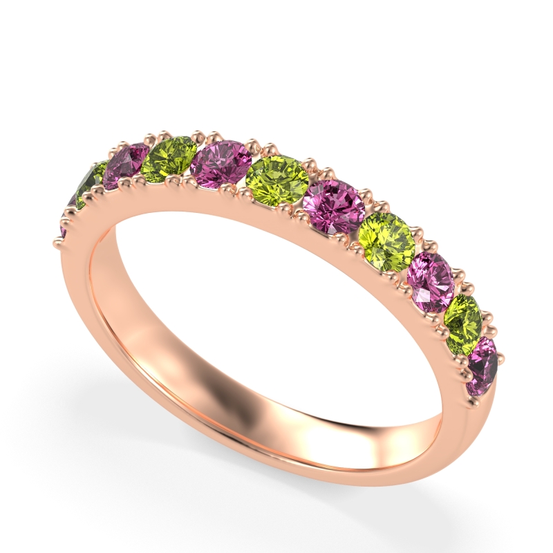 Half Eternity Classic Prong Set Udara Band