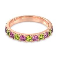 Half Eternity Classic Prong Set Udara Band