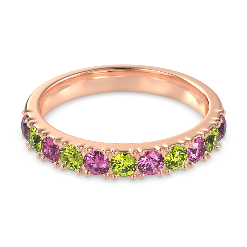 Half Eternity Classic Prong Set Udara Band