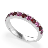 Half Eternity Classic Prong Set Udara Band