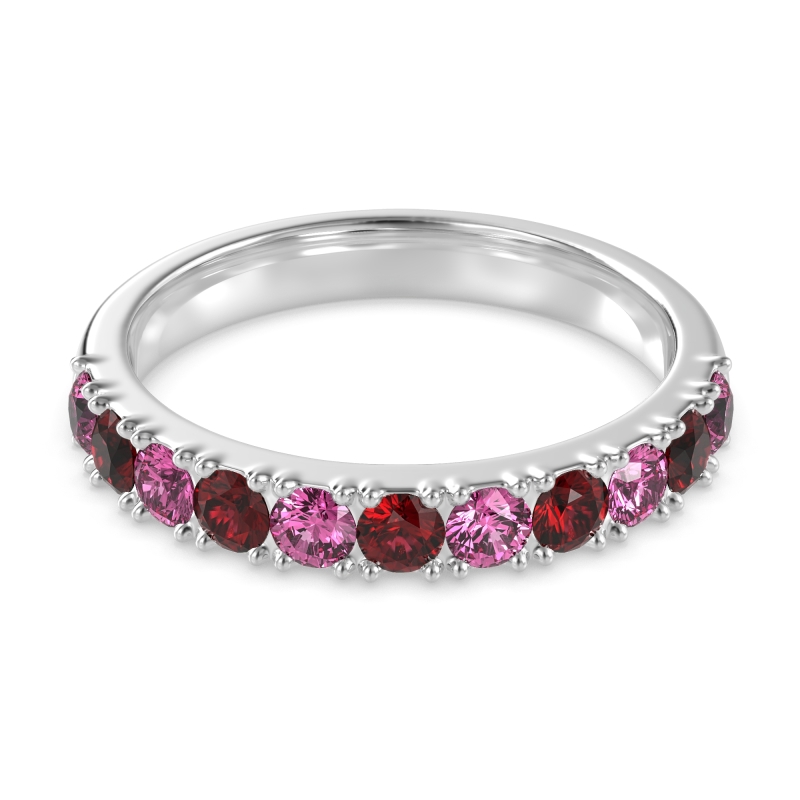 Half Eternity Classic Prong Set Udara Band