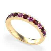 Half Eternity Classic Prong Set Udara Band