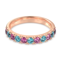 Half Eternity Classic Prong Set Udara Band