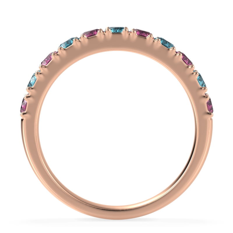 Half Eternity Classic Prong Set Udara Band