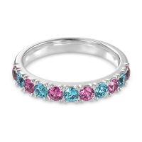 Half Eternity Classic Prong Set Udara Band