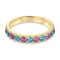 Half Eternity Classic Prong Set Udara Band