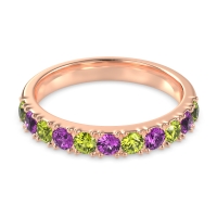 Half Eternity Classic Prong Set Udara Band