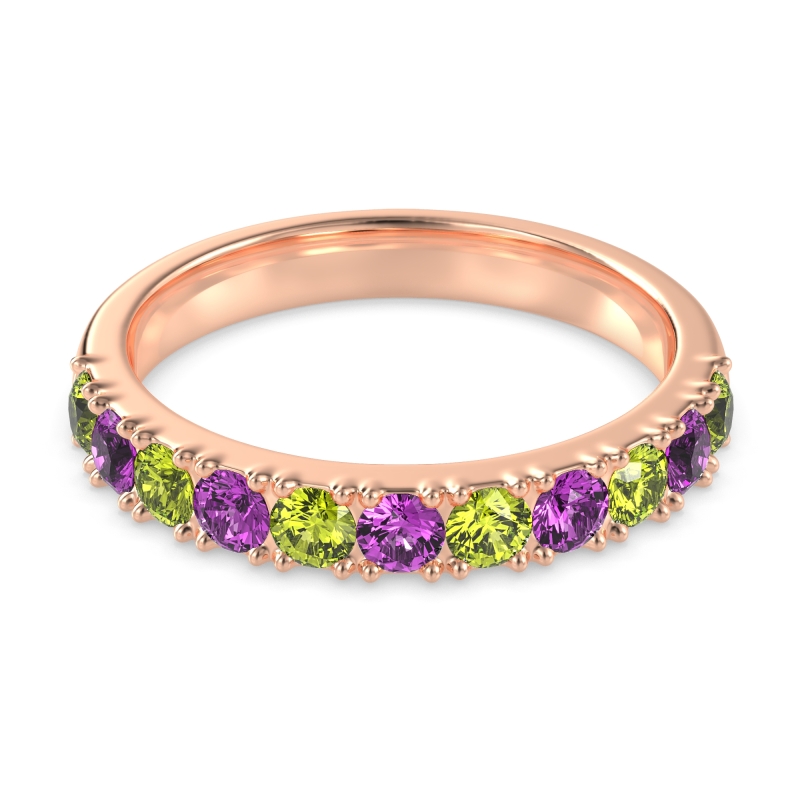 Half Eternity Classic Prong Set Udara Band