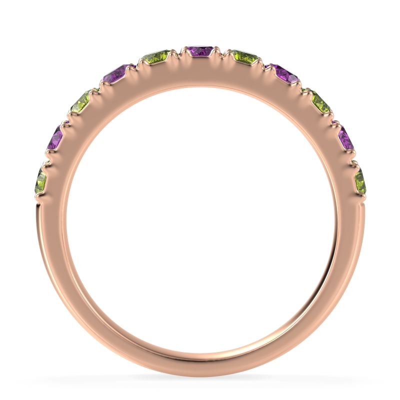 Half Eternity Classic Prong Set Udara Band