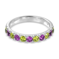 Half Eternity Classic Prong Set Udara Band