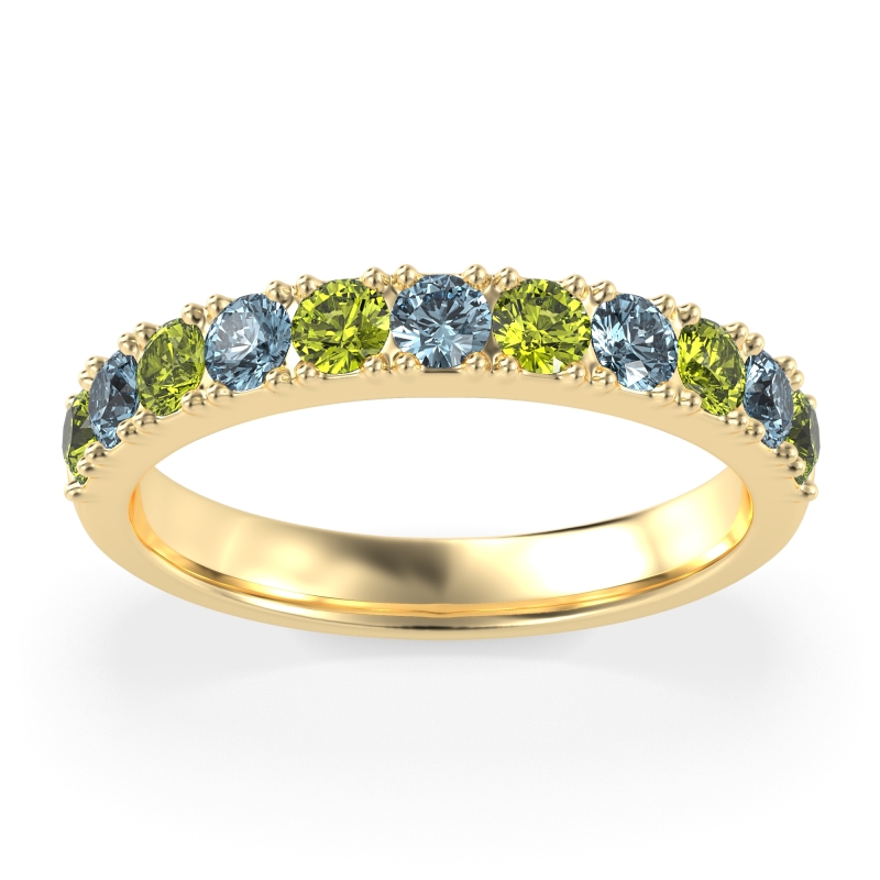 Half Eternity Classic Prong Set Udara Band