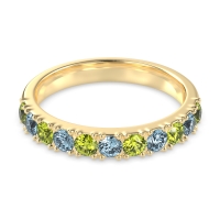 Half Eternity Classic Prong Set Udara Band