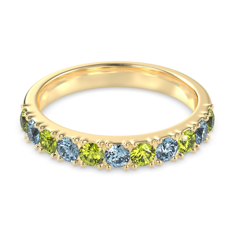 Half Eternity Classic Prong Set Udara Band