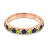 Half Eternity Classic Prong Set Udara Band
