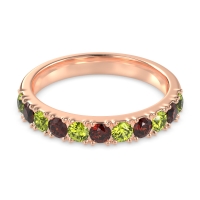 Half Eternity Classic Prong Set Udara Band