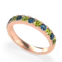 Half Eternity Classic Prong Set Udara Band