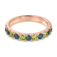 Half Eternity Classic Prong Set Udara Band