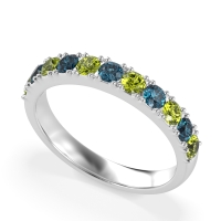 Half Eternity Classic Prong Set Udara Band