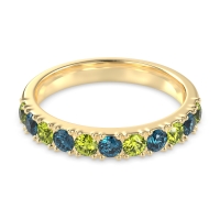 Half Eternity Classic Prong Set Udara Band