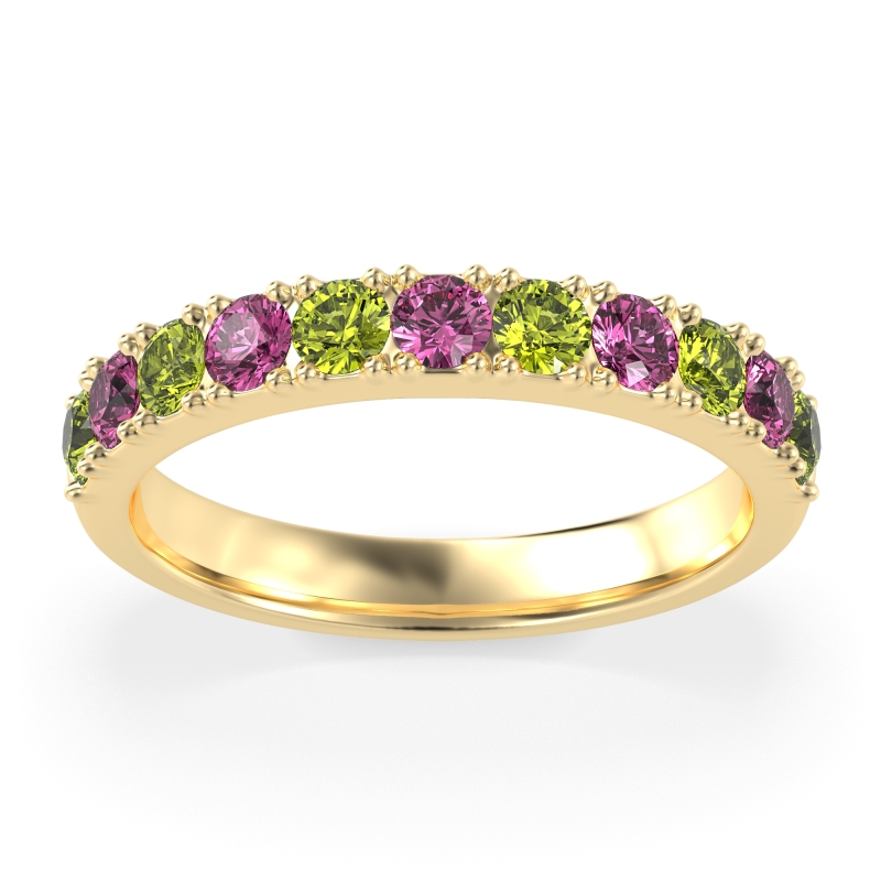 Half Eternity Classic Prong Set Udara Band