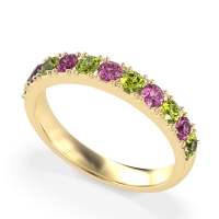 Half Eternity Classic Prong Set Udara Band