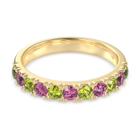 Half Eternity Classic Prong Set Udara Band