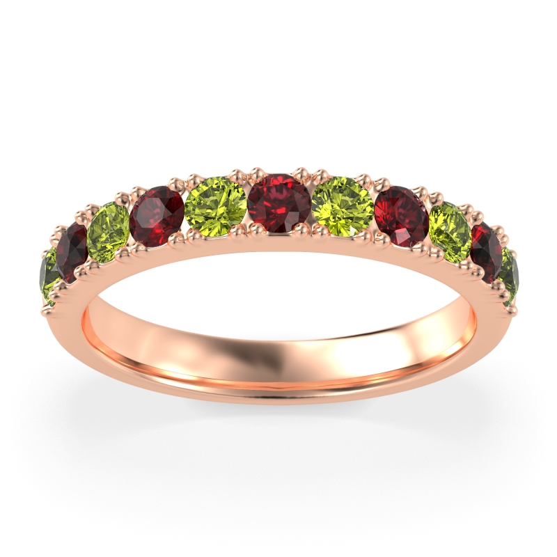 Half Eternity Classic Prong Set Udara Band