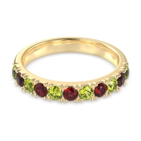 Half Eternity Classic Prong Set Udara Band