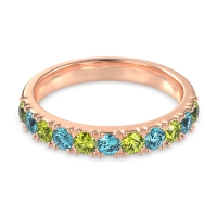 Half Eternity Classic Prong Set Udara Band