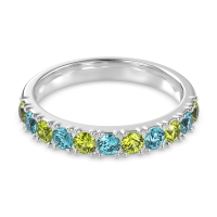 Half Eternity Classic Prong Set Udara Band