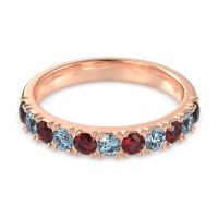Half Eternity Classic Prong Set Udara Band
