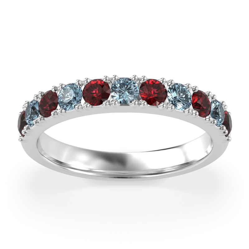 Half Eternity Classic Prong Set Udara Band