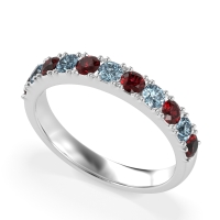 Half Eternity Classic Prong Set Udara Band