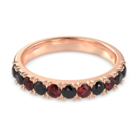 Half Eternity Classic Prong Set Udara Band