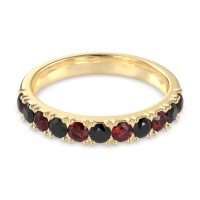 Half Eternity Classic Prong Set Udara Band