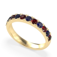 Half Eternity Classic Prong Set Udara Band