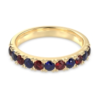 Half Eternity Classic Prong Set Udara Band