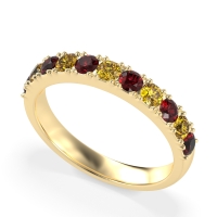 Half Eternity Classic Prong Set Udara Band