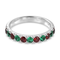 Half Eternity Classic Prong Set Udara Band