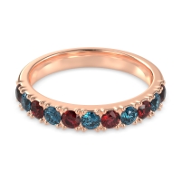 Half Eternity Classic Prong Set Udara Band