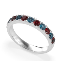 Half Eternity Classic Prong Set Udara Band