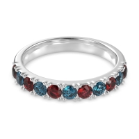 Half Eternity Classic Prong Set Udara Band