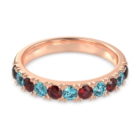 Half Eternity Classic Prong Set Udara Band