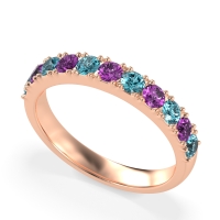 Half Eternity Classic Prong Set Udara Band