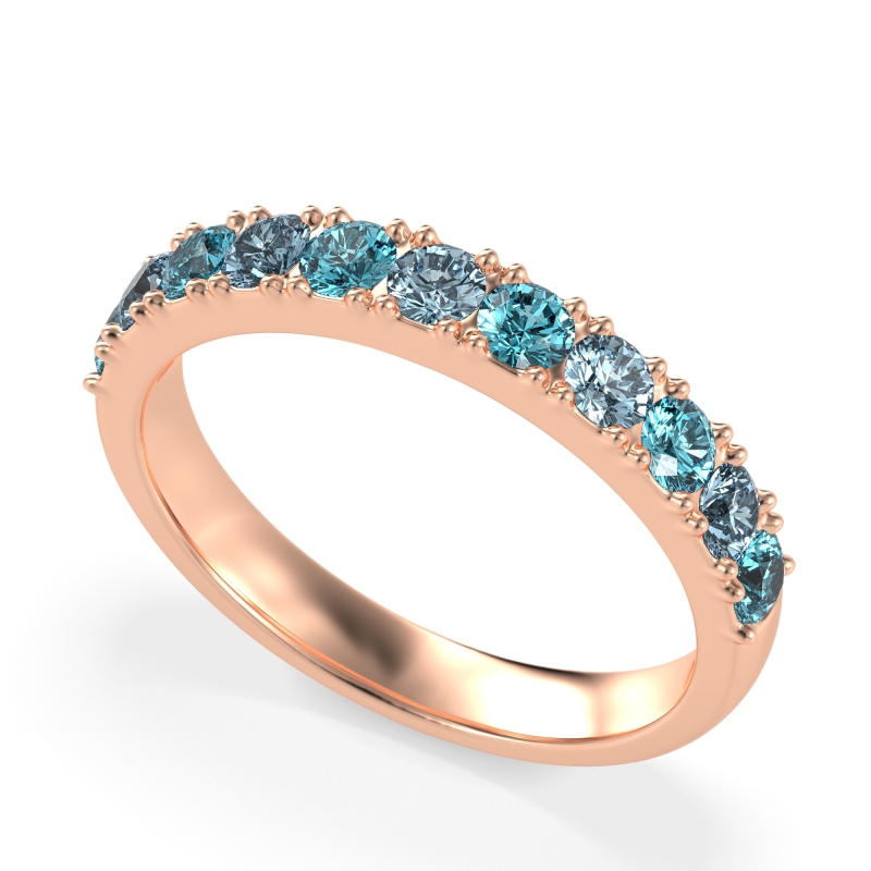 Half Eternity Classic Prong Set Udara Band
